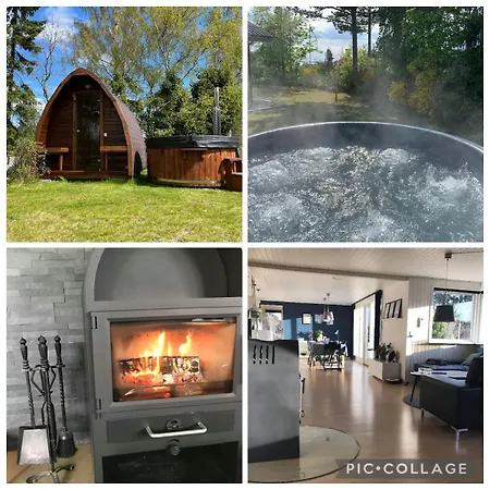Hébergement de vacances 138 M2 Cozy, Sauna, Wildernessbath, Near And